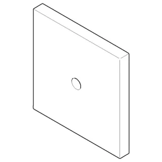 Dornbracht Rosette MEM 092778037-06 platin matt