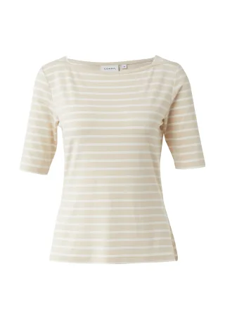 comma - T-Shirt beige/creme - Gr. - 38