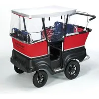 Winther Kombi-Kinderwagen Regenverdeck Turtle, Zur Befestigung auf 2 Sonnenschutz-Dächern