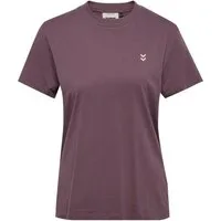 hummel T-Shirt HMLPULSE W T-SHIRT mit geradem Abschluss, Kurzarm-Design, ohne Kragen, normale Passform