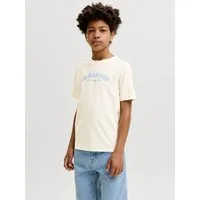 Jack & Jones Junior T-Shirt JORCASSIS BRANDING TEE SS CREW NECK JNR Baumwolle, normal geschnitten