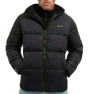 Nicce Expo – Schwarze Steppjacke für Herren