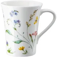 Hutschenreuther Becher Nora Spring Vibes Becher mit Henkel 0,4l, Bone China, Tassen