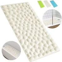 SURFOU Badematte Badewannenmatte rutschfest, Antirutschmatte für Badewanne, Badematte, Maschinenwaschbar, Naturkautschuk, Rechteck 40*80cm, Duschmatte rutschfest mit Saugnäpfen, 100% BPA-frei, schimmelresistent