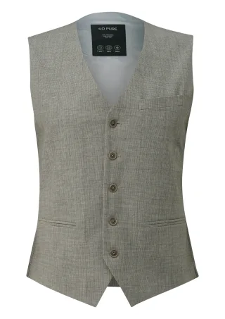 s.Oliver BLACK LABEL - Indoor-Weste braun - Gr. - 56