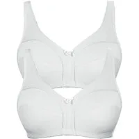 Viania Soft-BH 2er Pack Baumwoll Soft BH Basic (Spar-Set, 2-tlg) -