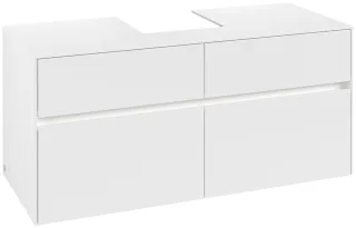 Villeroy & Boch Waschtischunterschrank Collaro C097B0 1200x548x500mm mit Beleuchtung White Matt C097B0MS