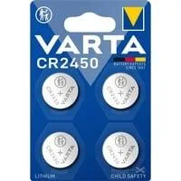 Lithium Coin Knopfzelle CR2450, Batterie 4 Stück