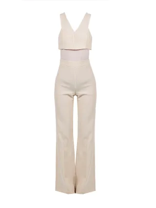 Patrizia Pepe Overall Damen beige