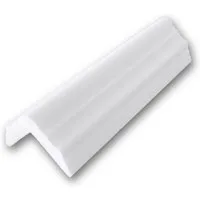 Profhome Sockelleiste 1 MUSTERSTÜCK S-650240 10 cm MUSTER Kantenschutz-Profil, L: 10 cm, H: 3.1 cm, 1 MUSTERSTÜCK, Produktmuster, 1-St., Muster der Fußleiste, Stuckleiste, Bodenleiste
