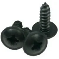 Adam Hall Schrauben-Set, (Fittings, Schrauben / Muttern / Nieten), 5544BLK - Spanplattenschraube Blister,20 Stk.,Flachkopf 12mm -