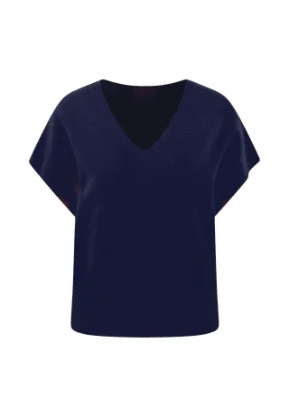 FYNCH-HATTON - PULLOVER SLEEVELESS FINE COTTON galaxy blue - Gr. - S