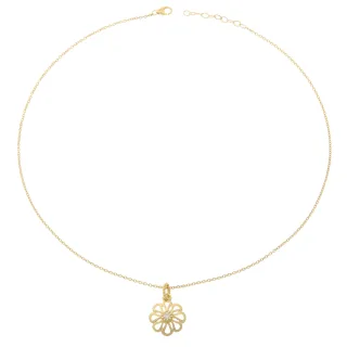 Orphelia Damen-Kette aus 925er Sterlingsilber mit Anhänger – Gold ZH-6017/2