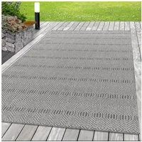 SIMPEX24 Outdoorteppich Boho Design, Läufer, Höhe: 7 mm, Outdoor Teppich Boho Design Wetterfest für Terrasse Balkon Küche