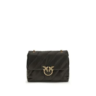 PINKO Bicolor Kalbleder Bos Taurus Schultertasche