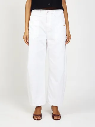 GANG Damen Hosen 94ODINA - o-shape fit Jeans vintage white wash