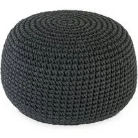 Amagohome Sitzhocker Bodenkissen Pouf Ø55 H37 Mohar Sitzhocker Sitzpouf waschbar nachfüllba, Bezug abnehmbar u. bei 30° Feinwäsche waschbar!