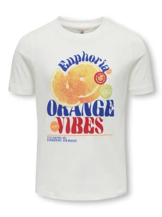 KIDS ONLY - KOGBOLETTE LIFE S/S TOP JRS Cloud Dancer - Gr. - 164