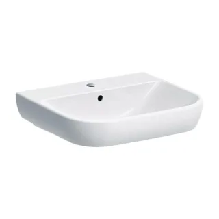 Geberit Smyle Waschtisch 500227011 weiss, 55x48cm, mit Hahnloch und Überlauf