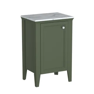 VitrA Valarte Halbhochschrank Breite 54 cm Höhe 83 cm 1 Tür Türanschlag links Vintage Grün,65810 65810