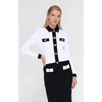 Passioni Strickjacke im Breitripp-Design