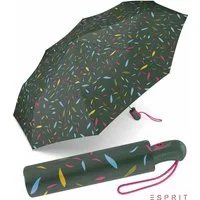Esprit Taschenregenschirm schöner Schirm für Damen mit Auf-Zu Automatik, das besondere Design als Eyecatcher