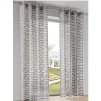 heine Gardine Dekostore (1 St), Ösen, halbtransparent, Fertigstore gerade Form
