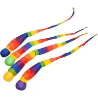CLTYQ Wurfscheibe Schweif-BallSchweif-Ball Geschicklichkeitsspiel für Kinder, Wurfspiel Ball mit Outdoor Kinder Sport, 4Pcs Schweifball,Kometenball
