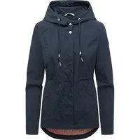 Ragwear Parka Dankira Leichte Übergangsjacke mit verstellbarer Kapuze