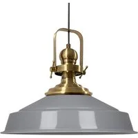 Bamyum Pendelleuchte Bamyum Pendelleuchte I Aslet l Ø41 cm E27 Metall Vintage Lampe, ohne Leuchtmittel