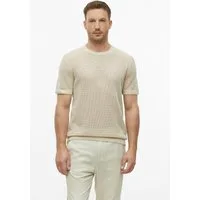 s.Oliver Kurzarmpullover Strickpullover Gestricktes T-Shirt mit Lochstruktur
