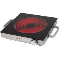 ProfiCook Elektro-Kochfeld, Robuste Aluminium-Griffe (wärmeisoliert)