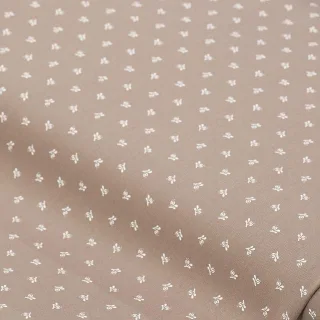 Baumwoll-Trachtenstoff "Zarte Blümchen", beige