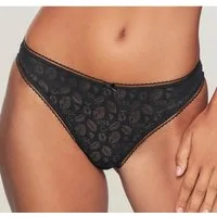 LASCANA String aus Spitze in Kussmund-Optik