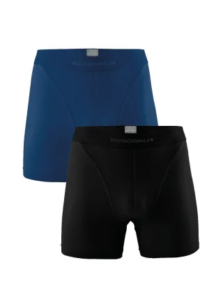 Muchachomalo Herren Pima Baumwolle Boxer Shorts - 2er Pack - Herren Unterwäsche