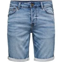ONLY & SONS Jeansshorts ONSPLY JOG BLUE SHORTS PK 8584 mit Stretch