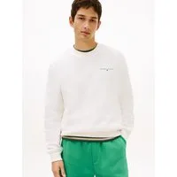 Tommy Jeans Sweatshirt TJM REG LINEAR CREW EXT mit Logostickerei