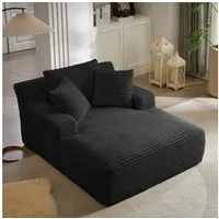 ANYSUN Sofa Cord-Schlafsofa mit 2 Kissen,Bequemes Einzelsitz-Bodensofa,Loungesofa, Relaxsessel Cord,Sessel,Loungesessel Cord,Lesesessel bequem, fur Wohnzimmer, Büro & Wohnung,Apartment,ohne Montage