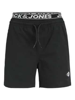 JACK&JONES - JPSTMAUI SURF DOUBLE WB SWIMSHORT SN JNR Black - Gr. - 140