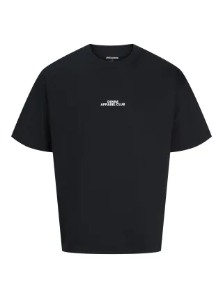 JACK&JONES - JJBAY TEE SS CREW NECK JNR Black - Gr. - 176