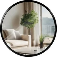 CLP Wandspiegel Elsie, Rund, Modern, 30 / 45 / 60 / 80 cm Metallrahmen