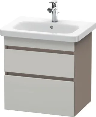 Duravit DuraStyle Waschtischunterbau wandhängend Betongrau & Basalt Matt 580x448x610 mm - DS64800074 DS648000743