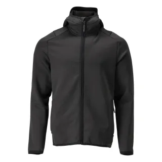 MASCOT Herren Fleecepullover mit Kapuze CUSTOMIZED Schwarz M - 22586-608-09-M