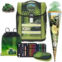 McNeill Schulranzen 1.Klasse Jungen Primero McLight (Set, 6-tlg)