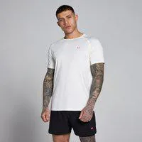 MP Herren Training T-Shirt - Off White / Vibrant Pink - M