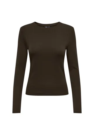 ONLY - Basic Langarmshirt schwarz - Gr. - S