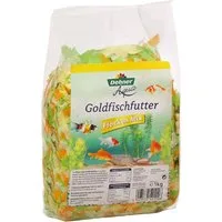 Dehner Goldfisch Flockenfutter-Mix, Hauptfutter, 1 kg, Hauptfutter für: Goldfisch, speziell für Kaltwasserfische