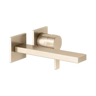 Keuco EHM Waschtischarmatur Edition 11 51116, Wandmontage, Ausl.219 mm, Bronze geb., 51116030200 51116030200