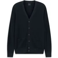bugatti Cardigan Regular Fit mit einer Ribstruktur