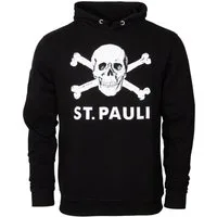 FC St. Pauli Kapuzenpullover Hoodie Totenkopf Groß (Schwarz)